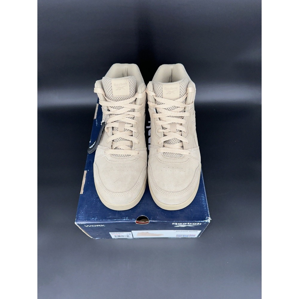 Reebok BB4500 Work Men 7W Tan Suede Composite Toe Safety Sneakers RB2950 EH SR - Picture 3 of 12